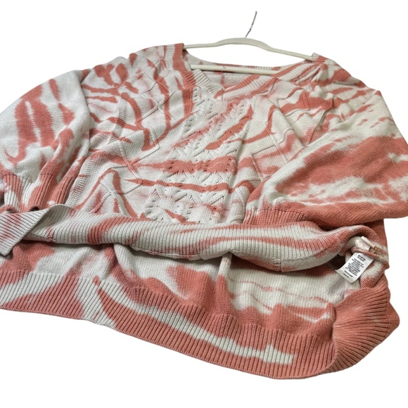 Wonderly Pullover V-Neck Tie Dye Style Sweater 4X - Picture 5 of 15